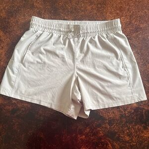 Avalanche Men's Athletic Shorts in Light Cream